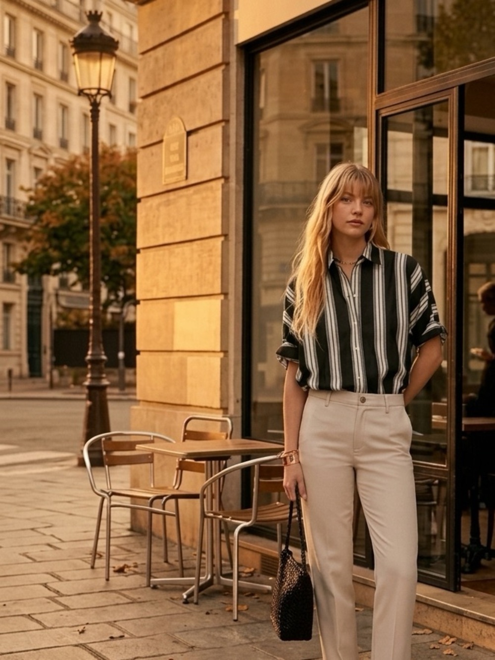 Madewell Pleated Sleeve Button Up